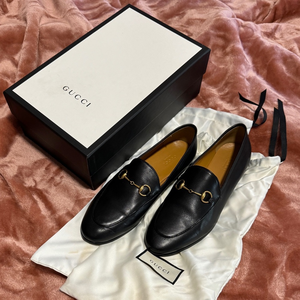 GUCCI Jordaan Horsebit Women’s leather loafer - Picture 2 of 12